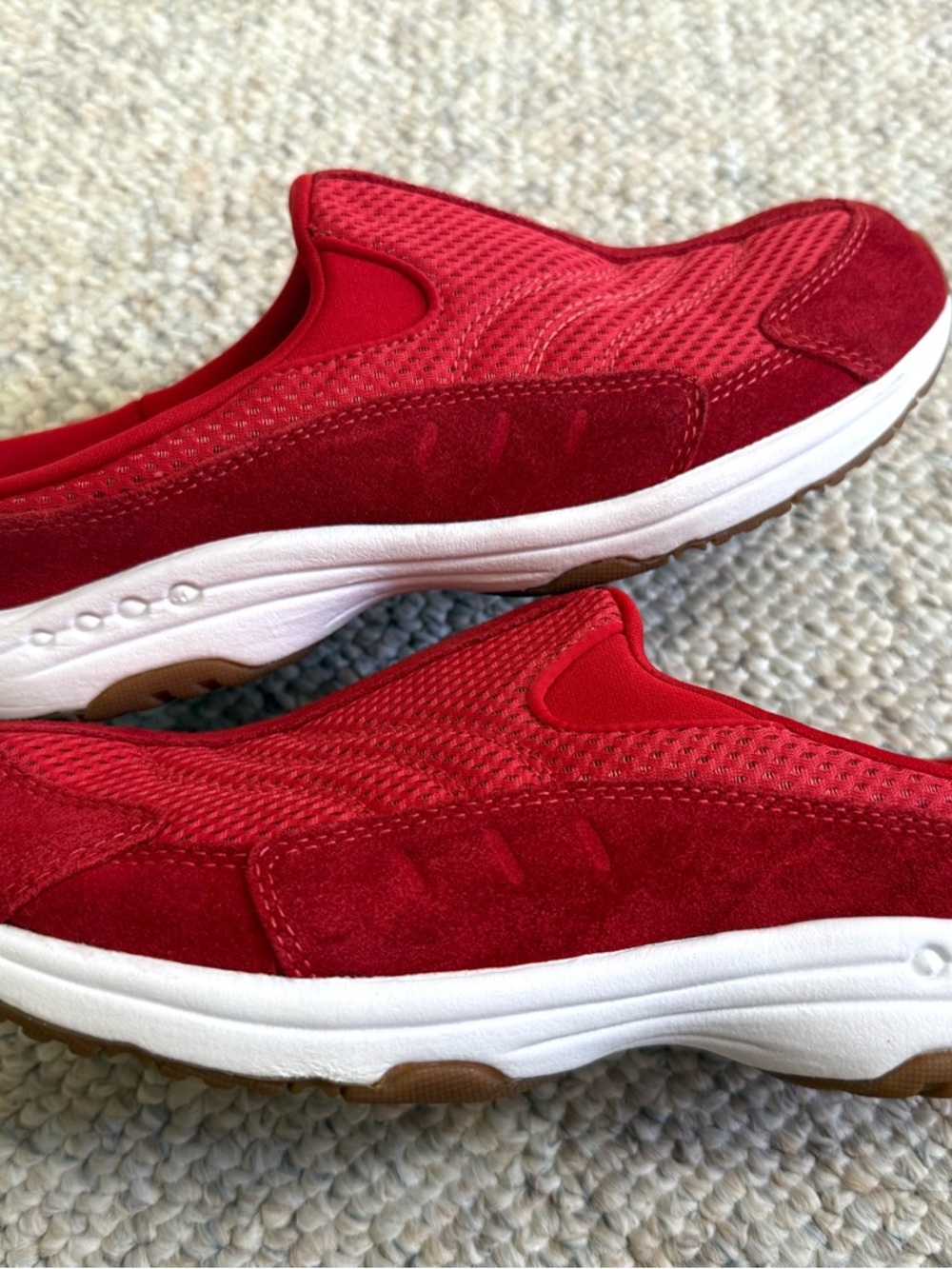 Easy Spirit women’s 8.5 red Traveltime slip-on shoes sneakers - Picture 6 of 8
